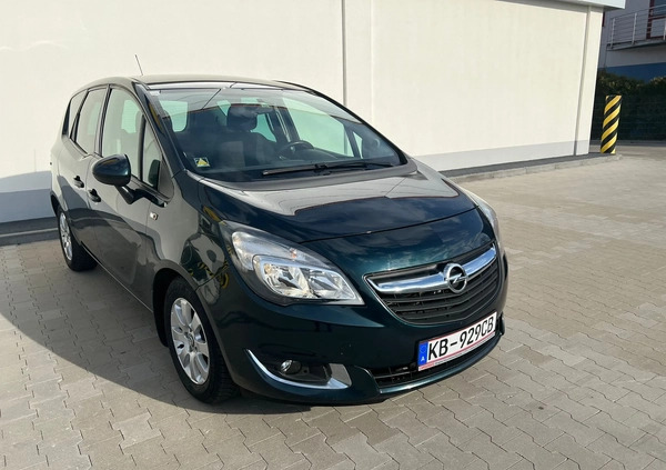 Opel Meriva cena 21700 przebieg: 130000, rok produkcji 2014 z Leszno małe 137